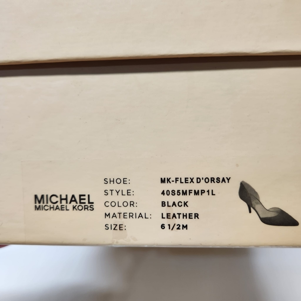 Michael kors Flexed D'orsay black leather pump - Picture 9 of 10